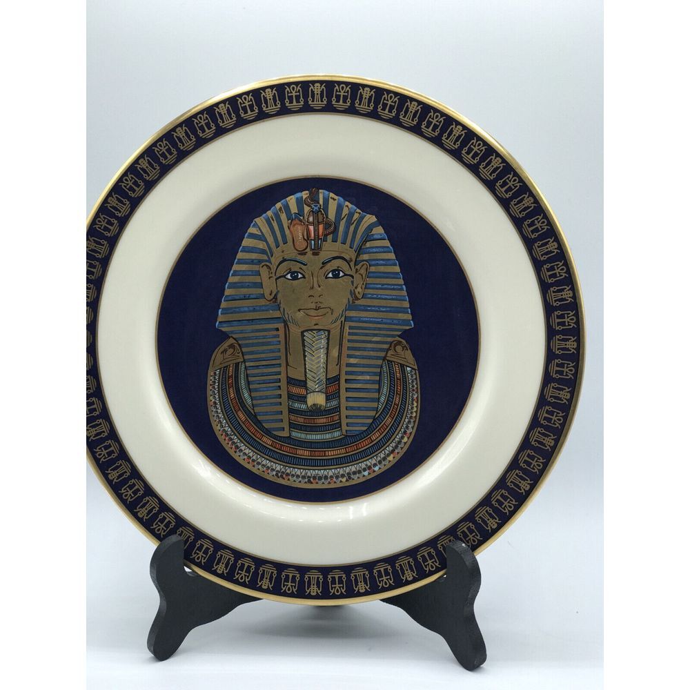 GORHAM TREASURES OF THE MASK OF TUTANKHAMUN GHENT‎ COLLECTORS PLATE 1978 #1269